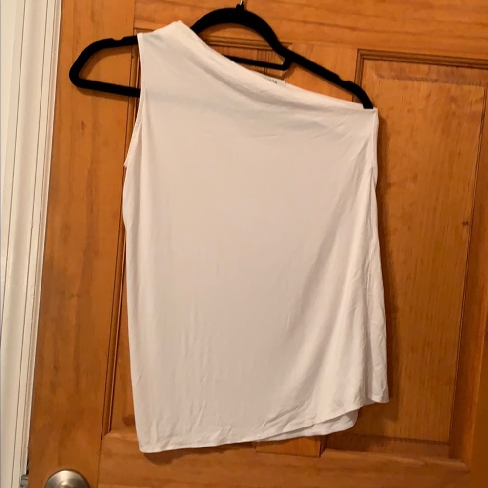Jersey one sleeve tank top